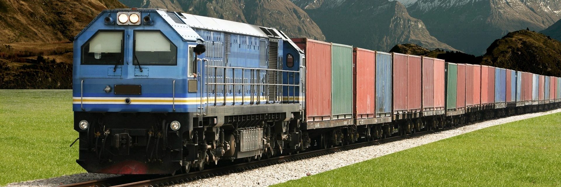 Container carriage by rail
